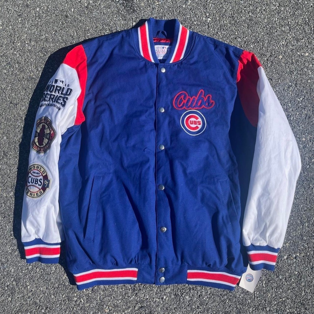 Chicago Cubs Men's G-III World Series Championship 2016 Jacket size XXL